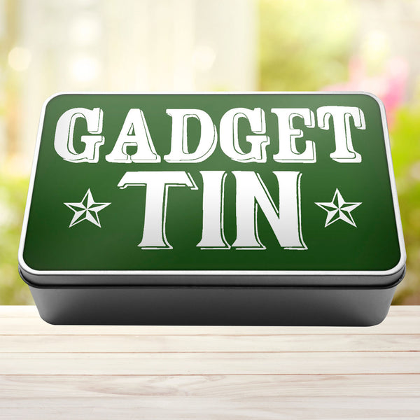 Gadget Tin Storage Rectangle Tin - 6