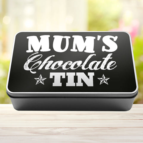 Buy black Mums Chocolate Storage Rectangle Tin