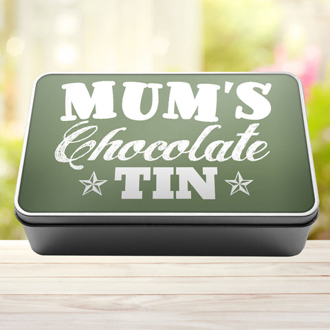 Buy sage-green Mums Chocolate Storage Rectangle Tin