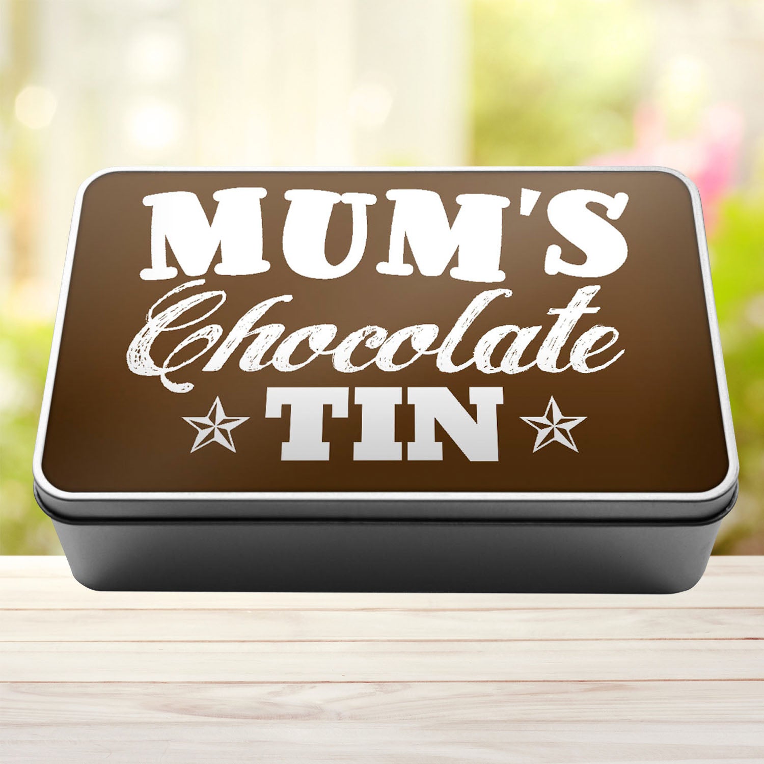 Mums Chocolate Storage Rectangle Tin