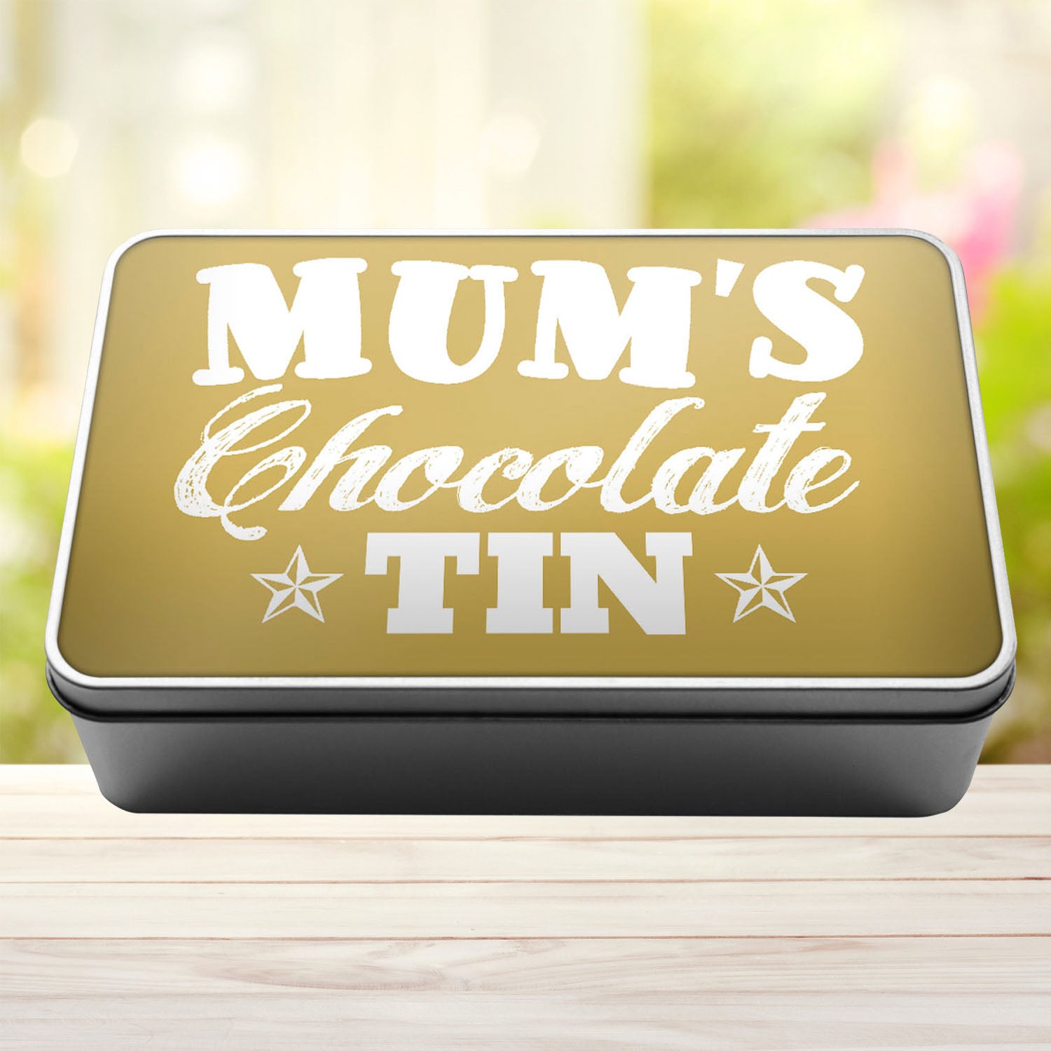 Mums Chocolate Storage Rectangle Tin