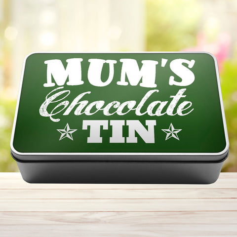 Buy green Mums Chocolate Storage Rectangle Tin