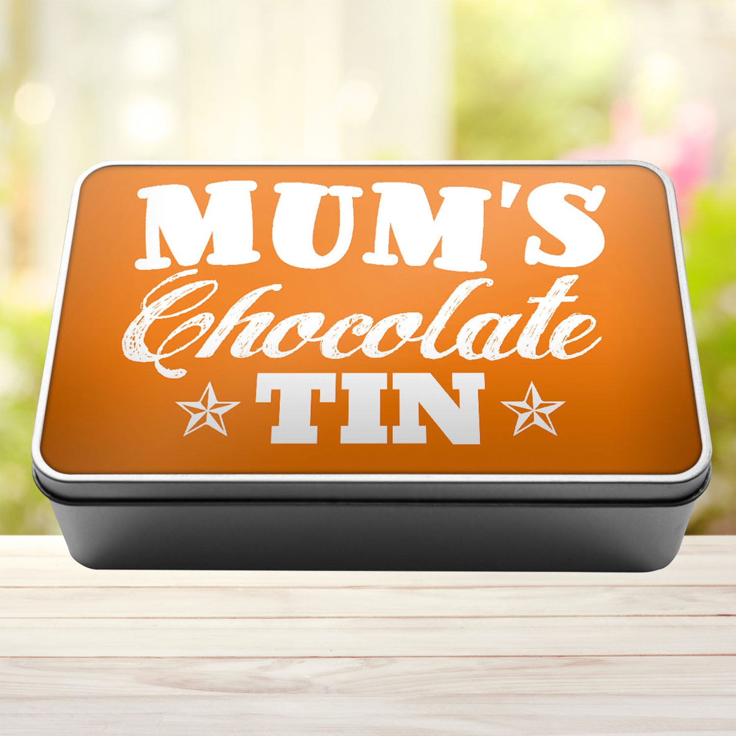 Mums Chocolate Storage Rectangle Tin