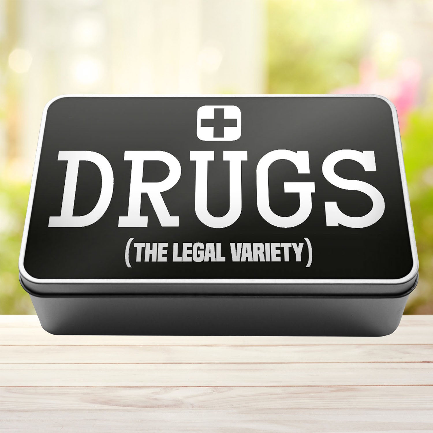 Drugs The Legal Variety Storage Rectangle Tin