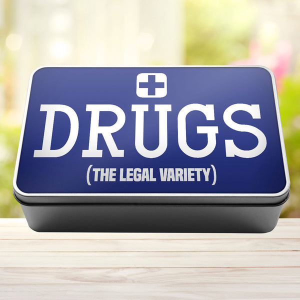 Drugs The Legal Variety Storage Rectangle Tin - 11