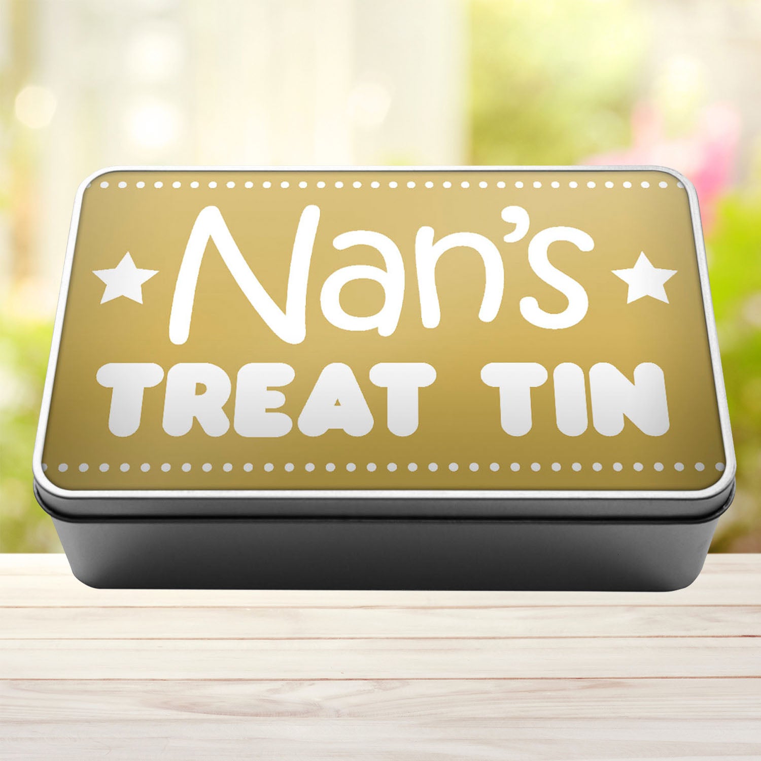 Nan's Treat TIn Storage Rectangle Tin