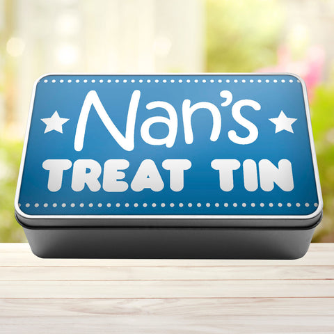 Buy sky-blue Nan&#39;s Treat TIn Storage Rectangle Tin