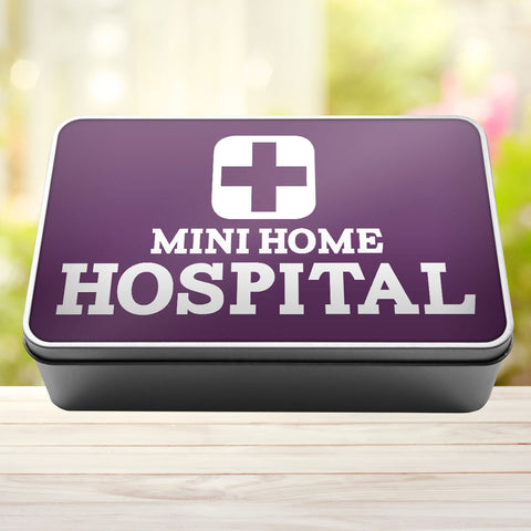 Buy purple Mini Home Hospital Storage Rectangle Tin