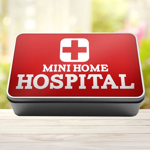 Mini Home Hospital Storage Rectangle Tin