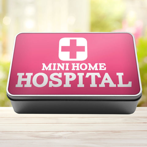 Buy pink Mini Home Hospital Storage Rectangle Tin