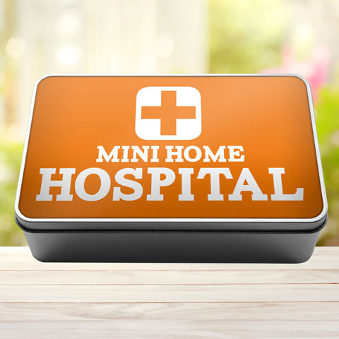 Buy orange Mini Home Hospital Storage Rectangle Tin