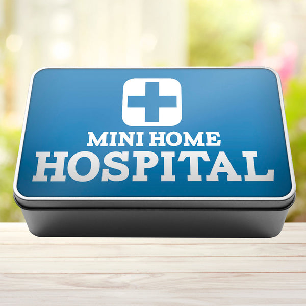 Mini Home Hospital Storage Rectangle Tin - 13