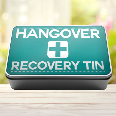 Buy turquoise Hangover Recovery Tin Storage Rectangle Tin