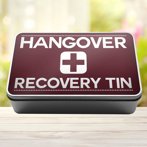 Buy burgundy Hangover Recovery Tin Storage Rectangle Tin
