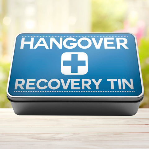 Buy sky-blue Hangover Recovery Tin Storage Rectangle Tin