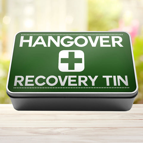 Buy green Hangover Recovery Tin Storage Rectangle Tin