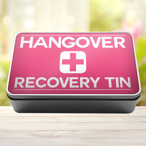 Buy pink Hangover Recovery Tin Storage Rectangle Tin