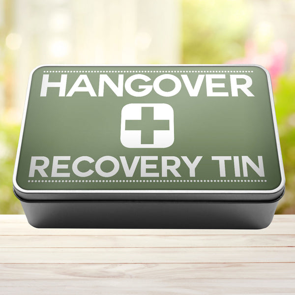 Hangover Recovery Tin Storage Rectangle Tin - 12