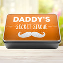 Daddy's Secret Stache Stash Tin Storage Rectangle Tin - 7