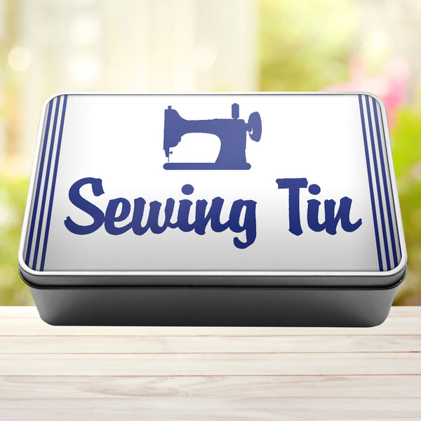 Sewing Tin Storage Rectangle Tin - 11