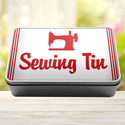 Sewing Tin Storage Rectangle Tin - 10