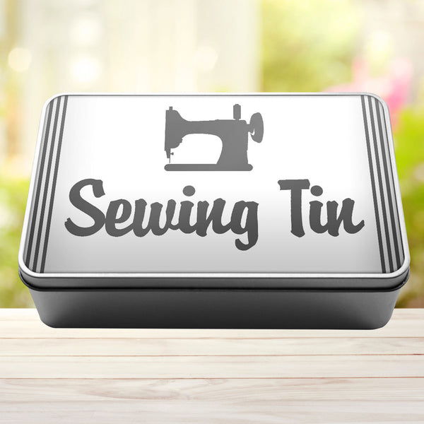 Sewing Tin Storage Rectangle Tin - 7