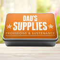 Dad's Supplies Provisions and Sustenance Tin Storage Rectangle Tin - 7