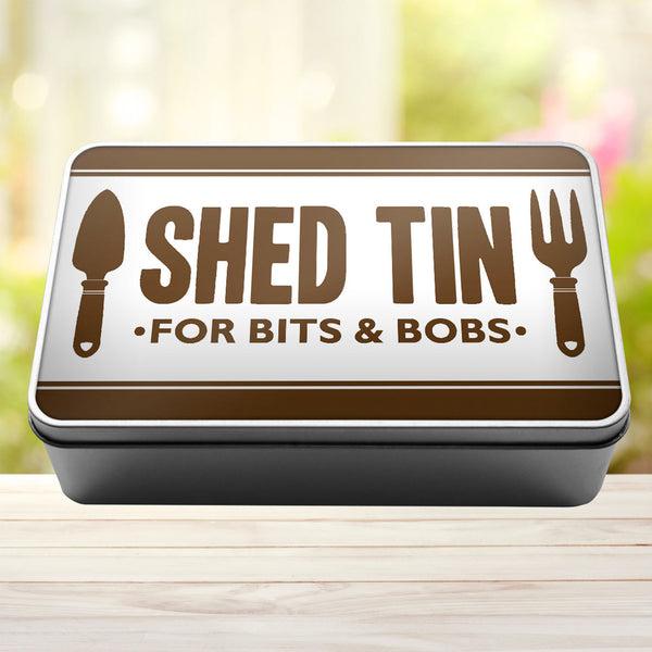 Shed Tin For Bits And Bobs Storage Rectangle Tin - 1