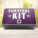 Survival Kit Storage Rectangle Tin - 9