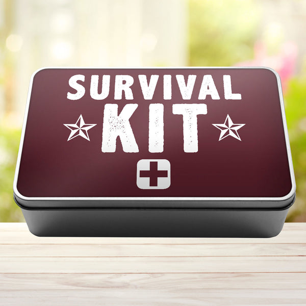 Survival Kit Storage Rectangle Tin - 4