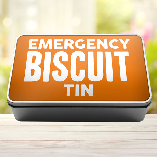 Emergency Biscuit Tin Storage Rectangle Tin - 7