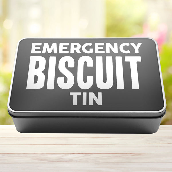 Emergency Biscuit Tin Storage Rectangle Tin - 6