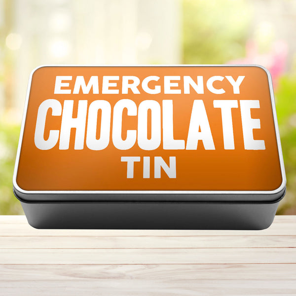 Emergency Chocolate Tin Storage Rectangle Tin - 7