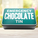 Emergency Chocolate Tin Storage Rectangle Tin - 14