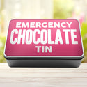 Emergency Chocolate Tin Storage Rectangle Tin - 8