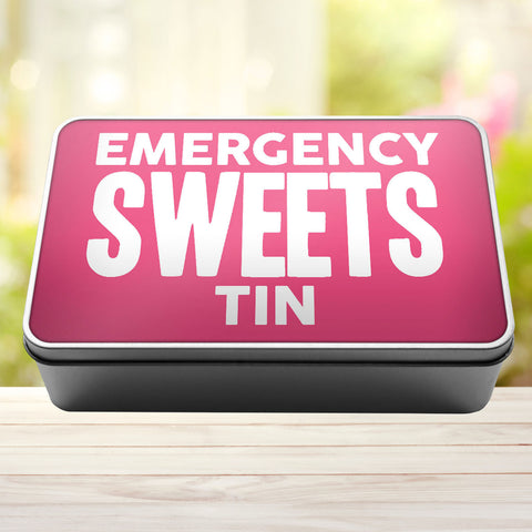 Buy pink Emergency Sweets Tin Storage Rectangle Tin