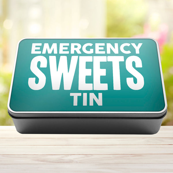 Emergency Sweets Tin Storage Rectangle Tin - 14