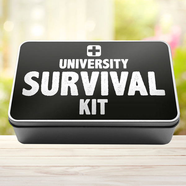 University Survival Kit Tin Storage Rectangle Tin - 2