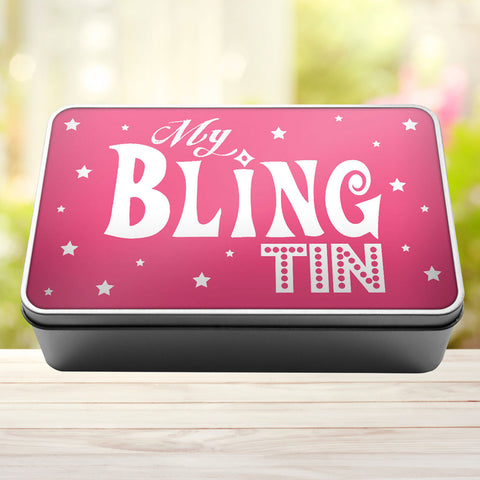 Buy pink My Bling Tin Storage Rectangle Tin