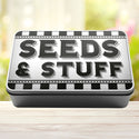 Seeds And Stuff Tin Storage Rectangle Tin - 2