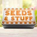 Seeds And Stuff Tin Storage Rectangle Tin - 7