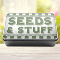 Seeds And Stuff Tin Storage Rectangle Tin - 12