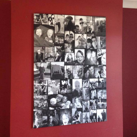 Personalised Multi-Photo Picture Of Your Choice Collage Canvas
