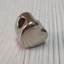 Heart Shaped Photo Charm Metal - Fits Most Bracelets - 3