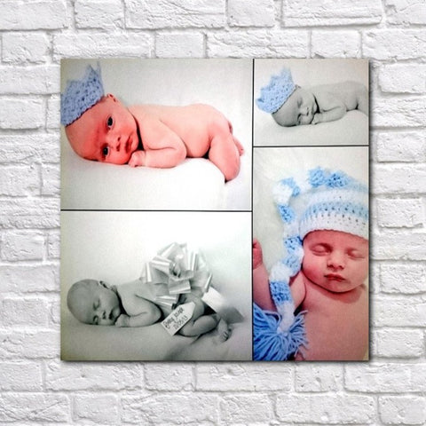 Personalised Four Photo Collage Canvas