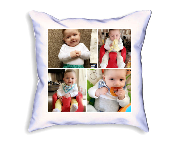 Personalised Four Photo Collage Cushion - 3