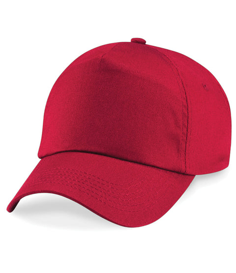 Fully Personalised Baseball Cap - Red