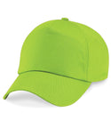 Fully Personalised Baseball Cap - Lime Green - 1