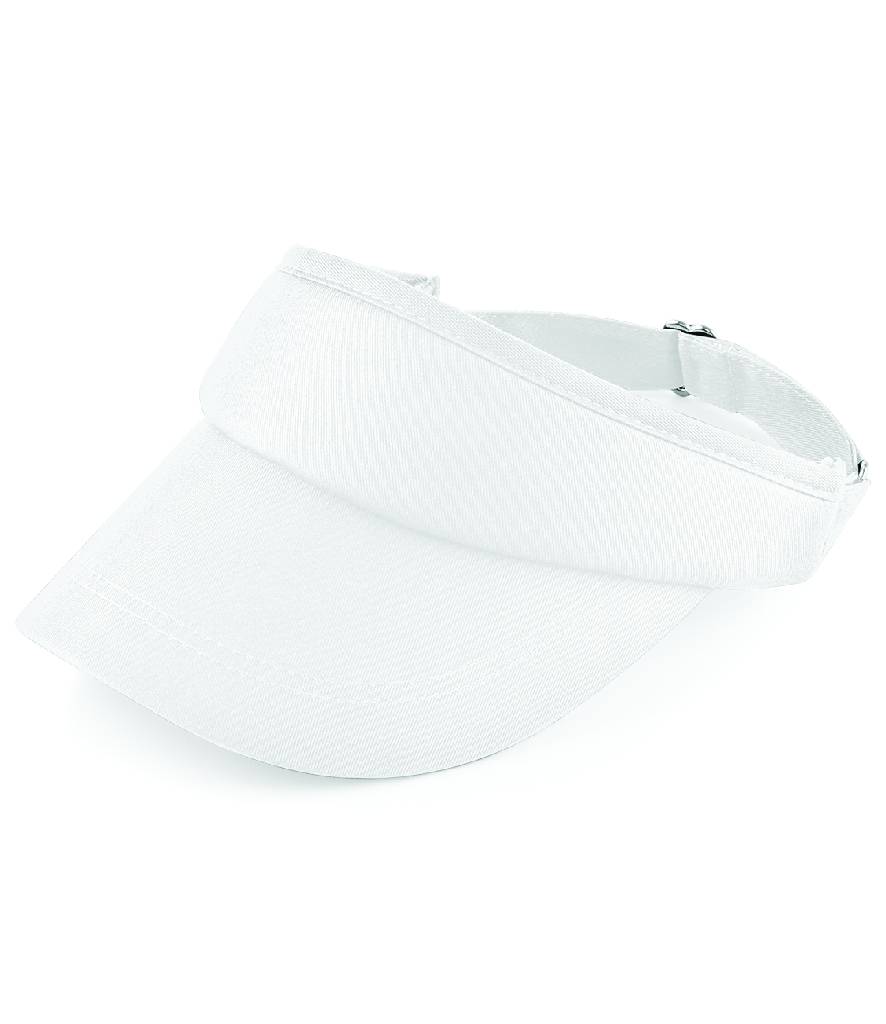 Fully Personalised White Sun Visor Custom Text