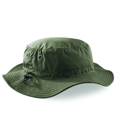 Personalised Cargo Bucket Hat Olive Green